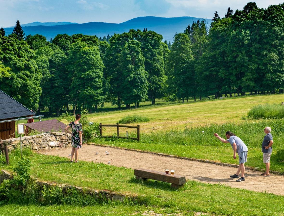 Wellness Hotel Florian Ceske Zleby Stozec Bagian luar foto