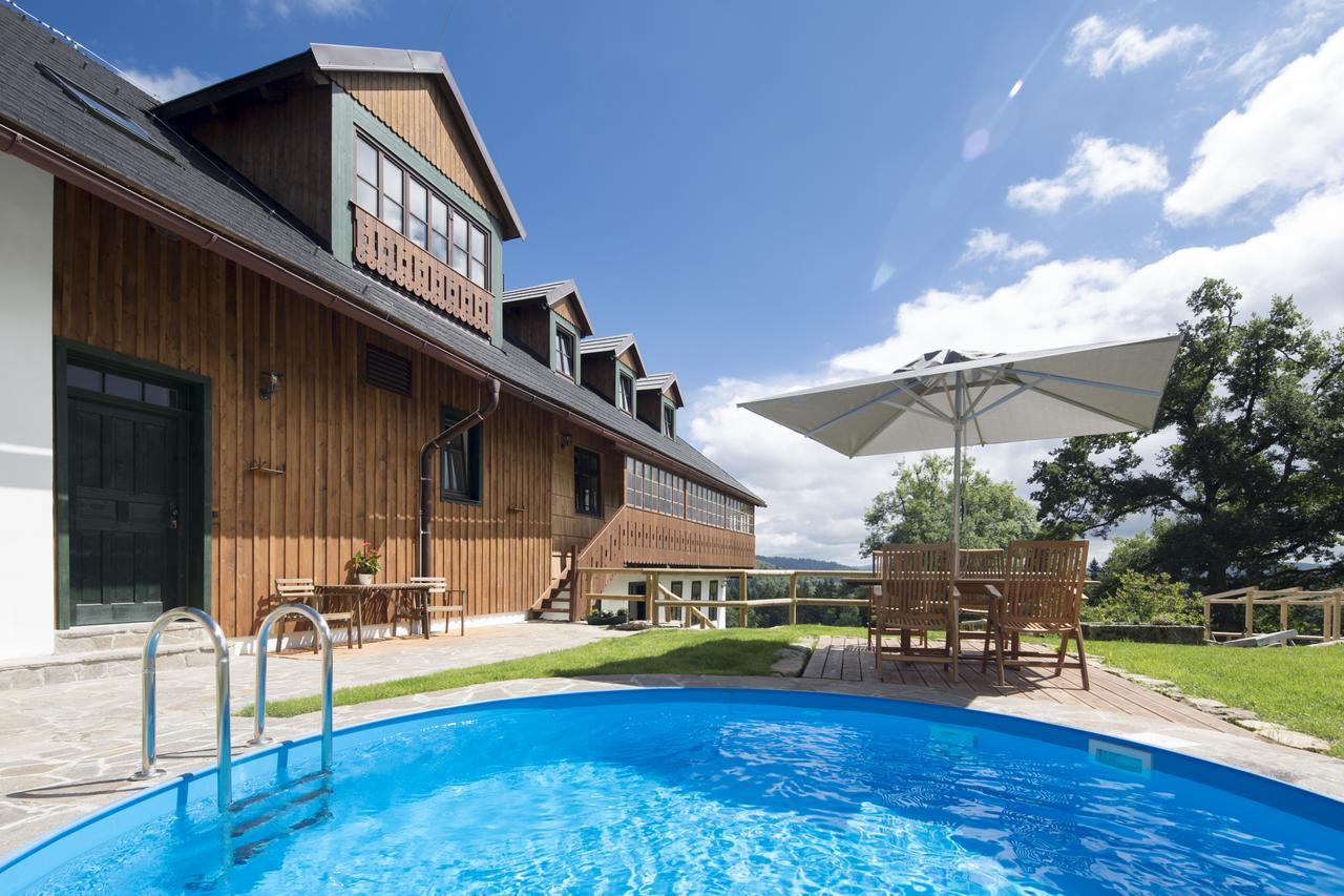 Wellness Hotel Florian Ceske Zleby Stozec Bagian luar foto